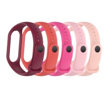 Ремінець до фітнес браслета Armorstandart комплект 5шт Xiaomi Mi Band 7/6/5 New Style Pink Punch (ARM75066)