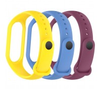 Ремінець до фітнес браслета Armorstandart комплект 3шт Xiaomi Mi Band 7/6/5 New Style Viola (ARM87046)
