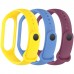 Ремінець до фітнес браслета Armorstandart комплект 3шт Xiaomi Mi Band 7/6/5 New Style Viola (ARM87046)