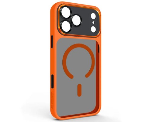 Чохол до мобільного телефона Armorstandart Unit-C MagCase SE Apple iPhone 17 Pro Max Orange Black (ARM86321)
