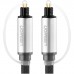 Кабель мультимедійний Optical Toslink 1.5m AV108 black Ugreen (10542)