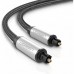 Кабель мультимедійний Optical Toslink 1.5m AV108 black Ugreen (10542)