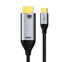 Кабель мультимедійний USB-C to HDMI M 3.0m V1.4 4K30Hz Cabletime (CA915378)