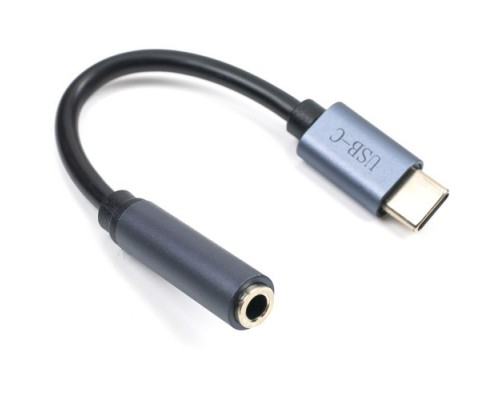 Перехідник USB-C M to 3.5mm F Cabletime (CA913725)