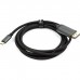 Кабель мультимедійний USB-C to DisplayPort M 1.8m V1.2 4K Cabletime (CA913305)