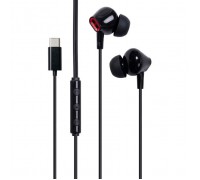 Навушники Vention Echo Lite USB-C In-Ear Wired Black (GBBBAV)