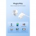 Навушники Vention Echo Lite 3.5mm In-Ear Wired White (GBAWAV)