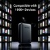 Батарея універсальна Vention 20000 mAh 45W Mini with Built-in USB-C Cable Gray (FHGH0)