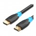 Кабель мультимедійний HDMI M to HDMI M 0.75m V2.0 4K60Hz black Vention (AACBE)