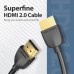 Кабель мультимедійний HDMI M to HDMI M 0.5m 4K60Hz black Vention (AAIBD)