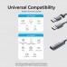 Перехідник USB-C + USB-A to HDMI M 0.1m video capture gray Vention (ACWHA)