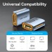 Перехідник HDMI F to HDMI F 8K Aluminum black Vention (AIUH0)