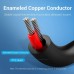 Кабель мультимедійний 2xRCA M to 2xRCA M 1.5m black Vention (BCMBG)