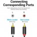 Кабель мультимедійний 2xRCA M to 2xRCA M 1.5m black Vention (BCMBG)