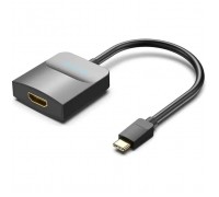 Перехідник USB-C to HDMI 0.15m black Vention (TDCBB)