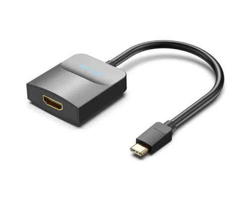 Перехідник USB-C to HDMI 0.15m black Vention (TDCBB)