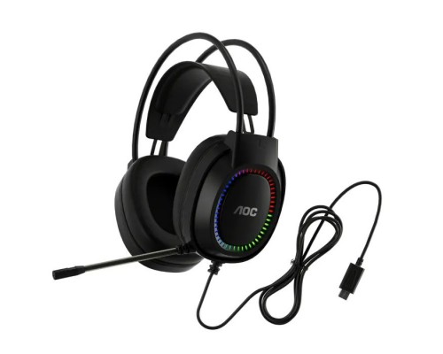 Навушники AOC ACG2500BK RGB Black (ACG2500BK/00)