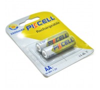 Акумулятор PkCell AA R6 2800mAh 1.2V NiMH Rechargeable Battery, 2шт/бл (PC/AA2800-2B)