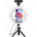 Набір блогера Hama Smartphone Tripod Smart-80 V2, 9.5cм, Bluetooth, LED ring (00004657)