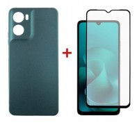 Чохол до мобільного телефона Dengos Motorola G06 Soft+glass Green (DG-KM-180)