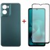 Чохол до мобільного телефона Dengos Motorola G06 Soft+glass Green (DG-KM-180)