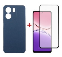 Чохол до мобільного телефона Dengos Oppo A5x Carbon+glass Blue (DG-KM-176)