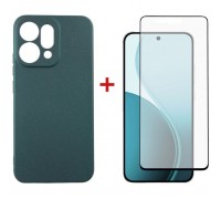 Чохол до мобільного телефона Dengos Oppo Reno14 5G Soft+glass Green (DG-KM-181)