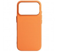 Чохол до мобільного телефона Armorstandart LikeCarbon2 MagCase Apple iPhone 17 Pro Kevlar Orange (ARM88556)