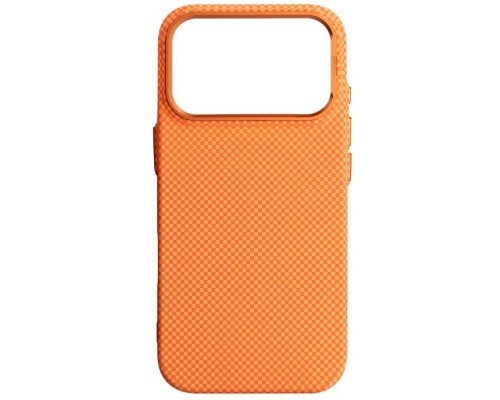 Чохол до мобільного телефона Armorstandart LikeCarbon2 MagCase Apple iPhone 17 Pro Kevlar Orange (ARM88556)