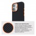 Чохол до мобільного телефона Armorstandart LikeCarbon2 SE MagCase Apple iPhone 17 Black Orange (ARM89160)