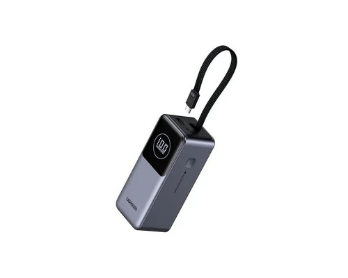 Батарея універсальна Ugreen 20000mAh 130W Nexode Smart Display with Built-in Cable (PB723 55365B)