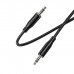 Кабель мультимедійний 3.5mm M to 3.5mm M 1.0m BL26 black BOROFONE (6941991122170)