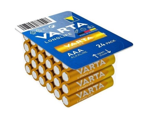 Батарейка Varta AAA Longlife лужна * 24 (04103301134)