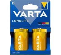 Батарейка Varta D (LR20) Longlife лужна * 2 (04120101422)