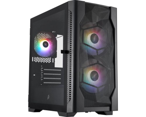 Корпус для ПК 1stPlayer D4-M-BK-2F1P-1F1