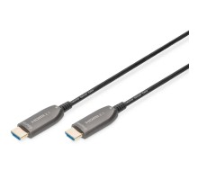 Кабель мультимедійний HDMI M to HDMI M 10m 8K AOC hybrid-fiber black Digitus (AK-330126-100-S)