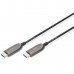 Кабель мультимедійний HDMI M to HDMI M 10m 8K AOC hybrid-fiber black Digitus (AK-330126-100-S)
