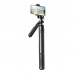 Монопод для селфі RTAKO трипод ZP220 Pro Ultra-Wide Angle Selfie Stick Black (6942063213376)