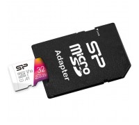 Карта пам'яті Silicon Power 32GB microSD class10 UHS-I A1 V10 Elite COLOR (SP032GBSTHBV1V20SP)