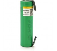 Акумулятор 18650 2600mah (2500-2600mah), 3.7V(2.75-4.2V), Green Liitokala (Lii-VTC5A-N)