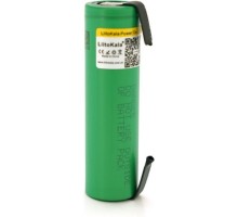 Акумулятор 18650 2600mah (2500-2600mah), 3.7V(2.75-4.2V), Green Liitokala (Lii-VTC5A-N)