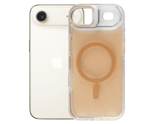 Чохол до мобільного телефона BeCover FIBRA Star Shine MagSafe Apple iPhone 17 Air Desert Gold (715419)