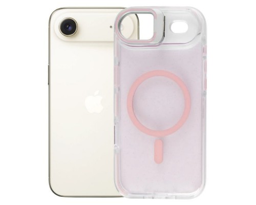 Чохол до мобільного телефона BeCover FIBRA Star Shine MagSafe Apple iPhone 17 Air Light Pink (715421)