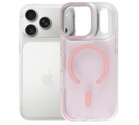 Чохол до мобільного телефона BeCover FIBRA Star Shine MagSafe Apple iPhone 17 Pro Light Pink (715428)