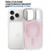Чохол до мобільного телефона BeCover FIBRA Star Shine MagSafe Apple iPhone 17 Pro Light Pink (715428)