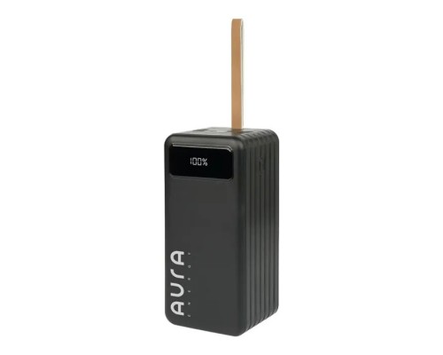 Батарея універсальна AURA NRG-P80 80000mAh 22.5W Black (PBANRG-P80B)