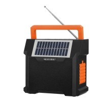 Акустична система NEWVEW NV-9153 Solar Panel/BT/USB/TF/FM Orange (NWVW-NV-9153-OR)