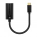 Перехідник USB-C M to HDMI F 0.15m 4K60Hz black Choetech (HUB-H04BK-V5)