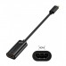 Перехідник USB-C M to HDMI F 0.15m 4K60Hz black Choetech (HUB-H04BK-V5)