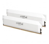 Модуль пам'яті для комп'ютера DDR5 64GB (2x32GB) 6000 MHz Crucial Pro Wite Micron (CP2K32G60C40U5W)